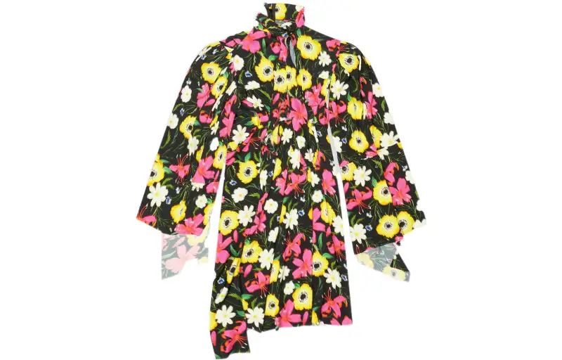【Previous SeasonFinal Sale】Blurry Bouquet hand-stitched dress