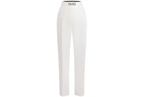 LOUIS VUITTON Suit Pants Women's White