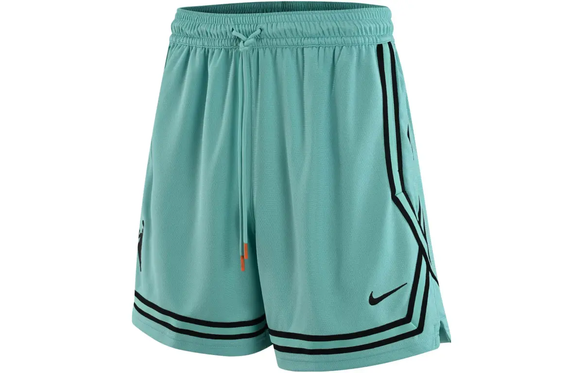 Nike Dri-Fit Wnba Striped Colorblock Quick-Dry Shorts 'Mint Green'