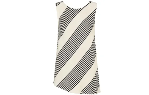 Louis Vuitton pre-owned striped silk tank top