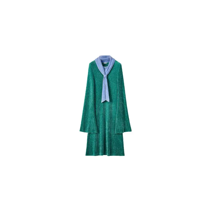 LOEWE Long Sleeved Dresses Women's Green Moderate