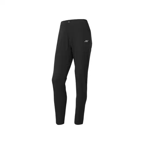 Skechers Knitted Sweatpants Women's Carbon Black Moderate Slim Fit Pants
