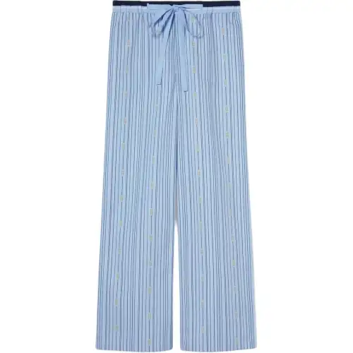 GUCCI Printed Cotton Poplin Pants