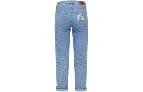 EVISU Jeans Women's Denim Blue Moderate Other