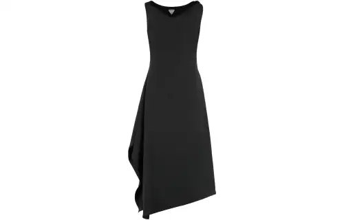 Bottega Veneta Asymmetrical Designed Midi Dress