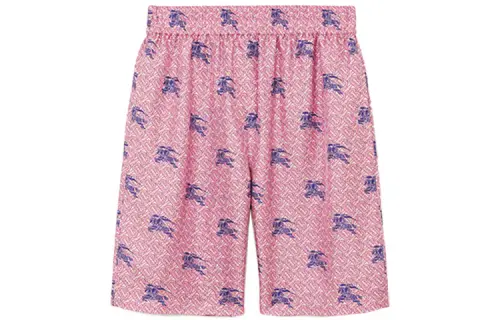 Burberry Casual Shorts Women's Pink Moderate