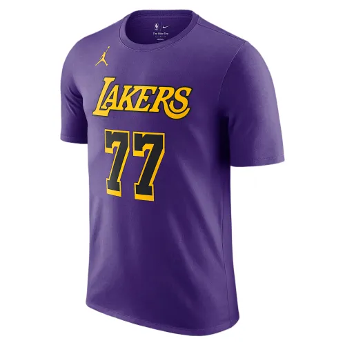 Jordan LukaDončićLosAngelesLakersStatementEdition T Shirt Men's Purple