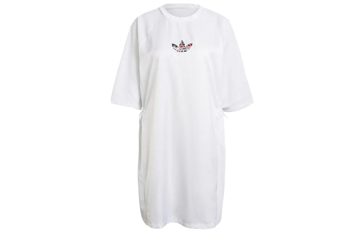 Adidas Originals Short Sleeved Dress Women's White