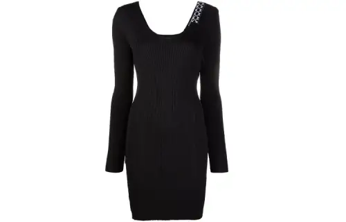 OFF-WHITE Arrows Ribbed-knit Minidress