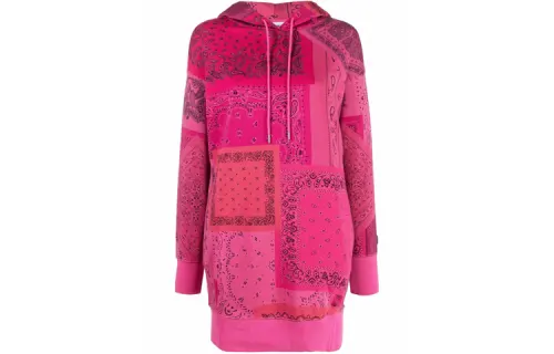 【Previous Season】bandana print hoodie dress