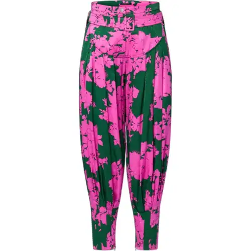 LOUIS VUITTON Bouquet Print Balloon Pants