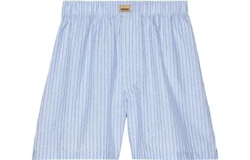 GUCCI Casual Shorts Women's Blue Moderate