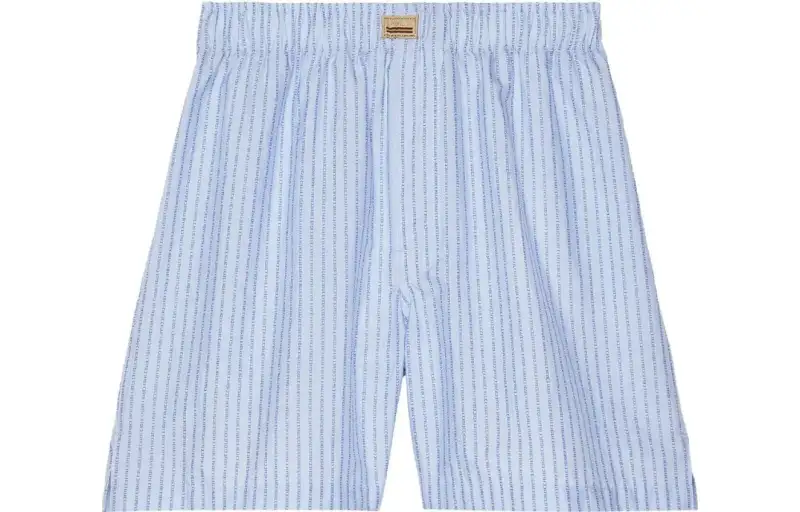 GUCCI Casual Shorts Women's Blue Moderate