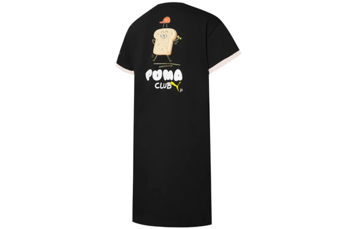 PUMA Short Sleeved Dress Women's Black