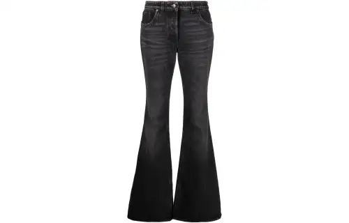 PRADA Jeans Women's Black Moderate Flared Pants