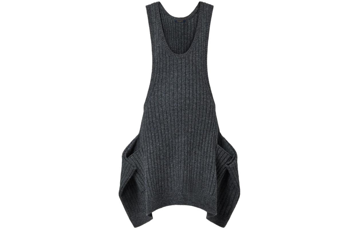 LOUIS VUITTON FW22 Sleeveless Dress Women's Gray