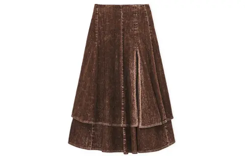 LOEWE FW23 Denim Long Skirt Women's