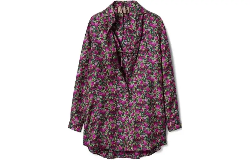 GUCCI Gucci, bra, shirt, fuchsia set, print, women's style