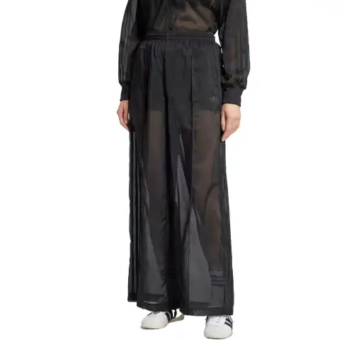 Adidas Women's Adicolor Sheer Track Tracksuit Bottoms Black