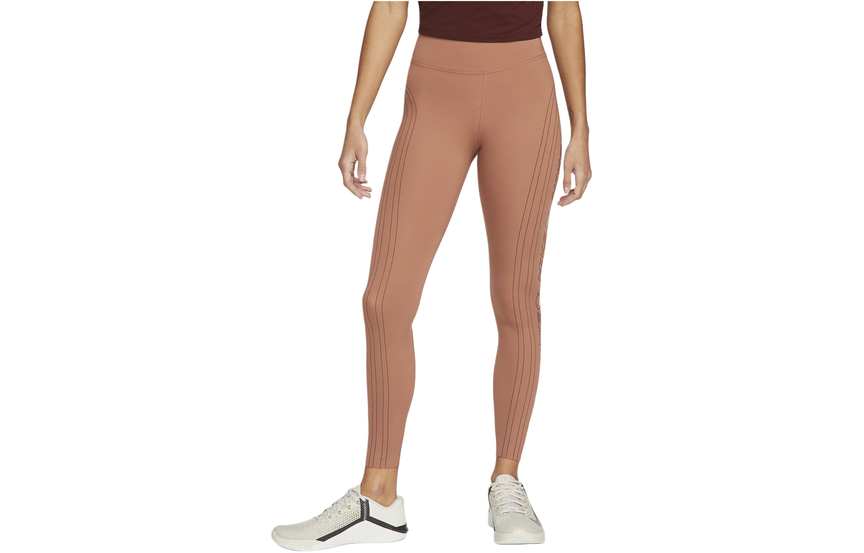 Nike One Luxe Icon Clash Leggings Women's Light Brown