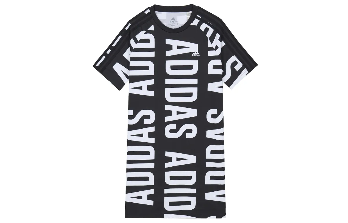 Adidas Short Sleeved Dress Women's Black