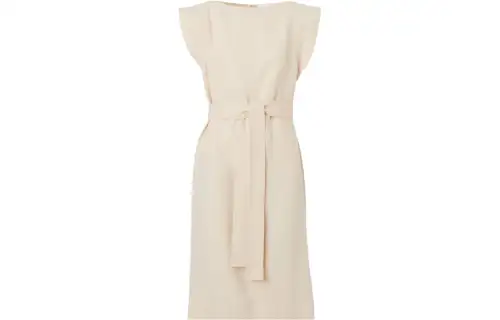 Burberry FW22 Sleeveless Dress Women's Ecru