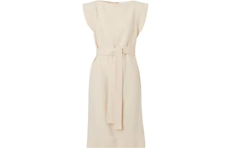 Burberry FW22 Sleeveless Dress Women's Ecru