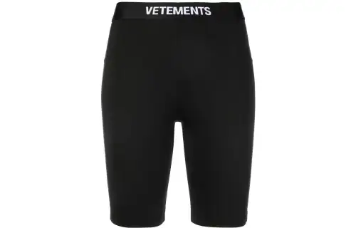 Vetements Cycling Pants Women's Black Moderate