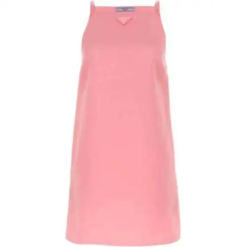 PRADA Sleeveless Dresses Women's Pink Moderate Mid Length