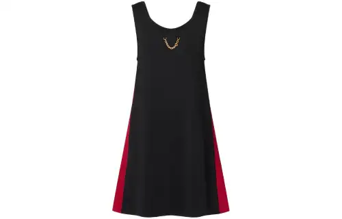 LOUIS VUITTON Embossed Monogram Sporty Tank Dress