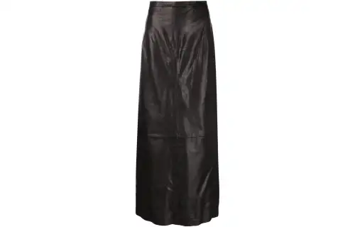 【Previous Season】leather A-line skirt