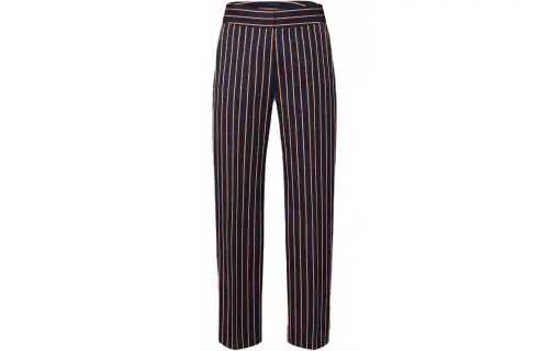 LOUIS VUITTON Striped Wool Suit Pants