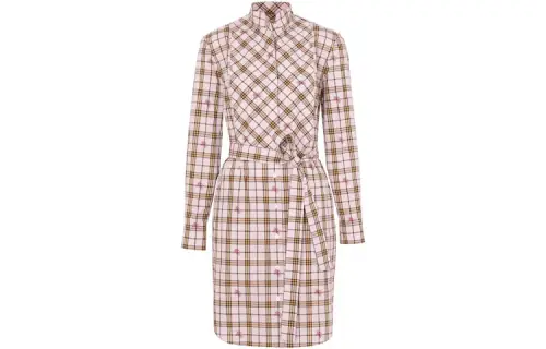 Burberry Long Sleeved Dress Women's Pink