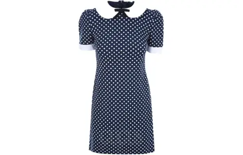 MIU MIU SS22 Short Sleeved Dress Women's Blue