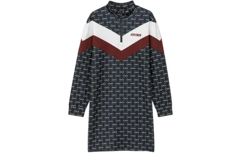 Skechers Long Sleeved Dresses Women's Stand Collar