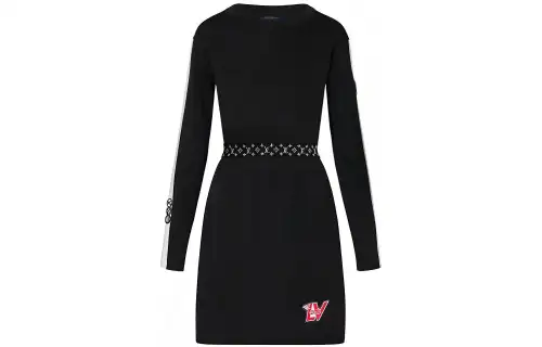 LOUIS VUITTON Long Sleeved Dress Women's