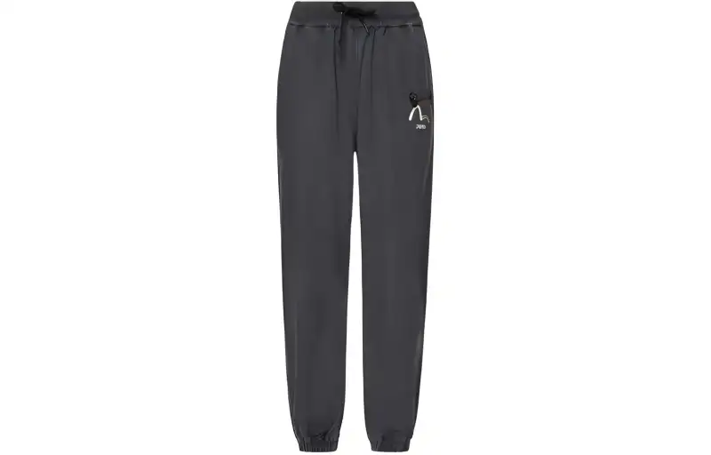 EVISU Jeans Women's Black Moderate Cuffed Pants