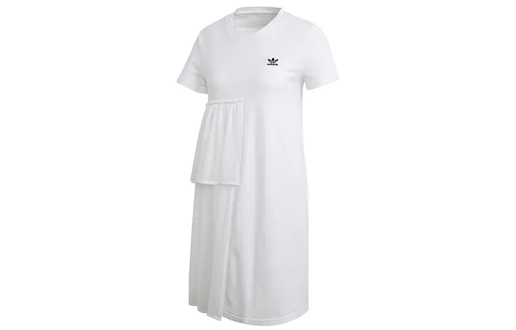 Adidas Originals Short Sleeved Dress Women's White