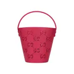 GUCCI Rubber Bucket Bag Handbag Kids' Bag Kids' Fuchsia