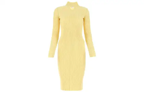Bottega Veneta Rib Knit Midi Dress
