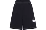 Nike Sportswear Swoosh Fleece High-Rise Shorts Black