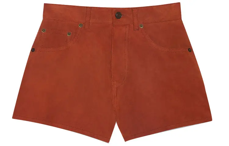 SAINT LAURENT Shorts Women's Rusty Red