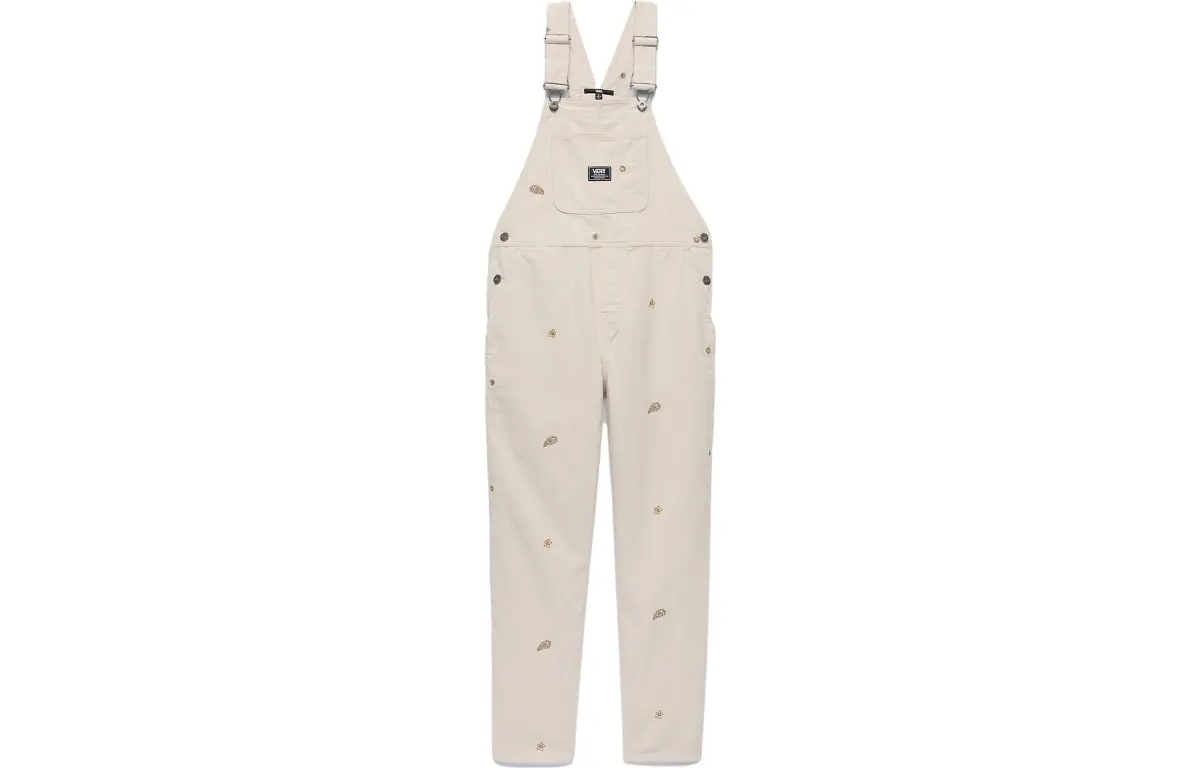 Vans GROUND WORK HOLLYWELL Overalls Women's Ecru Moderate Overalls