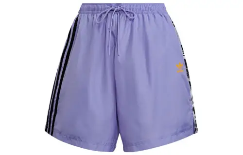 Adidas Originals Trefoil Casual Shorts Women's Light Purple Moderate