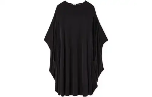 LOEWE Long Sleeved Dresses Women's Black Crew Neck