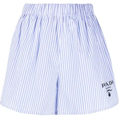 PRADA Casual Shorts Women's Blue Moderate
