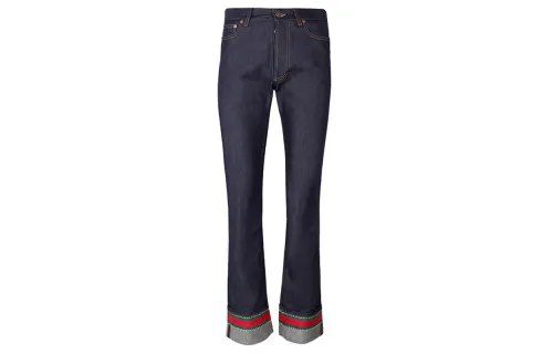 GUCCI Jeans Women's Dark Blue Moderate Flared Pants