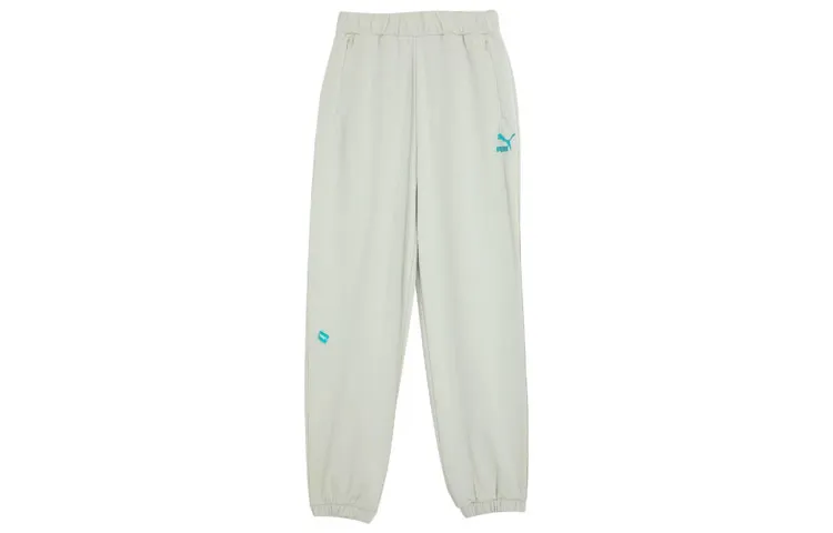 PUMA Knitted Sweatpants Women's Dull Gray