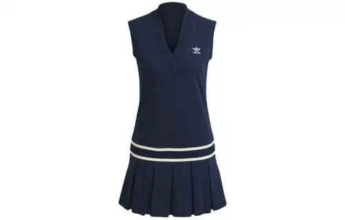 Adidas Originals Sleeveless Dress Women's Navy Blue