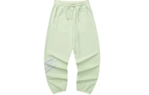 Skechers Colorful Knitted Sweatpants Women's Light Grass Green/01YW Moderate Cuffed Pants